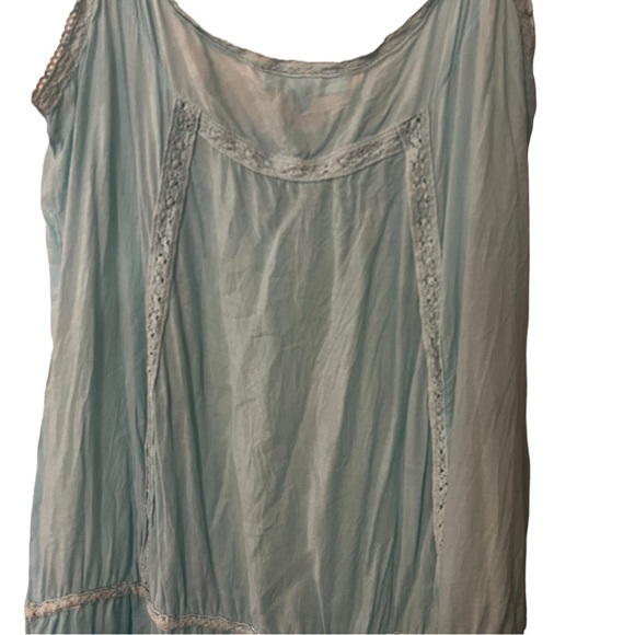 Melissa Odabash Jaz embroidered voile dress or swim cover up M coastal beachy - Picture 12 of 16